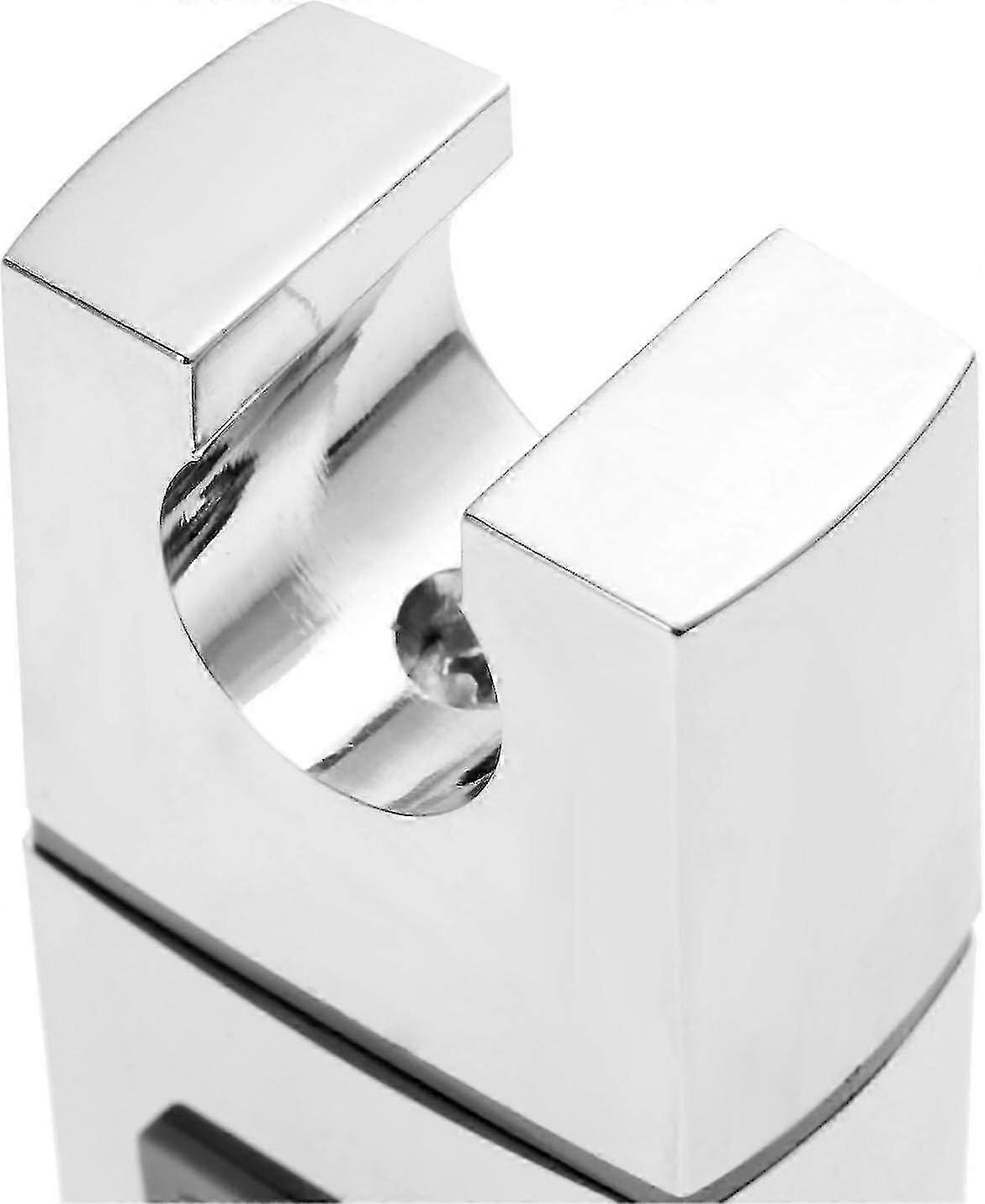 Sliding shower head holder - 18 x 30mm - rectangular, square replaceable manual shower holder, chrome ABS shower holder