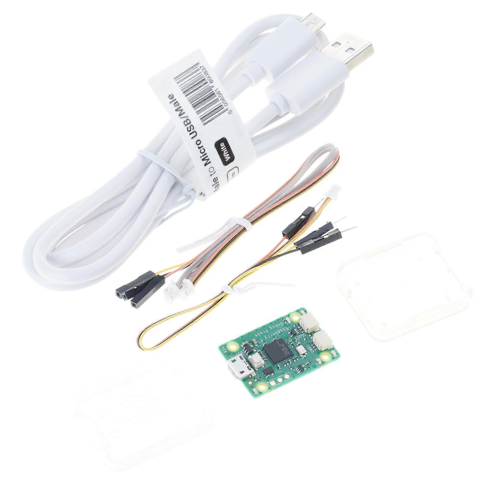 for  Debug Probe Base On RP2040 With USB Cable Case 3x Debug Cable Plug-and-play Microcontrollers Debugging Multicolor