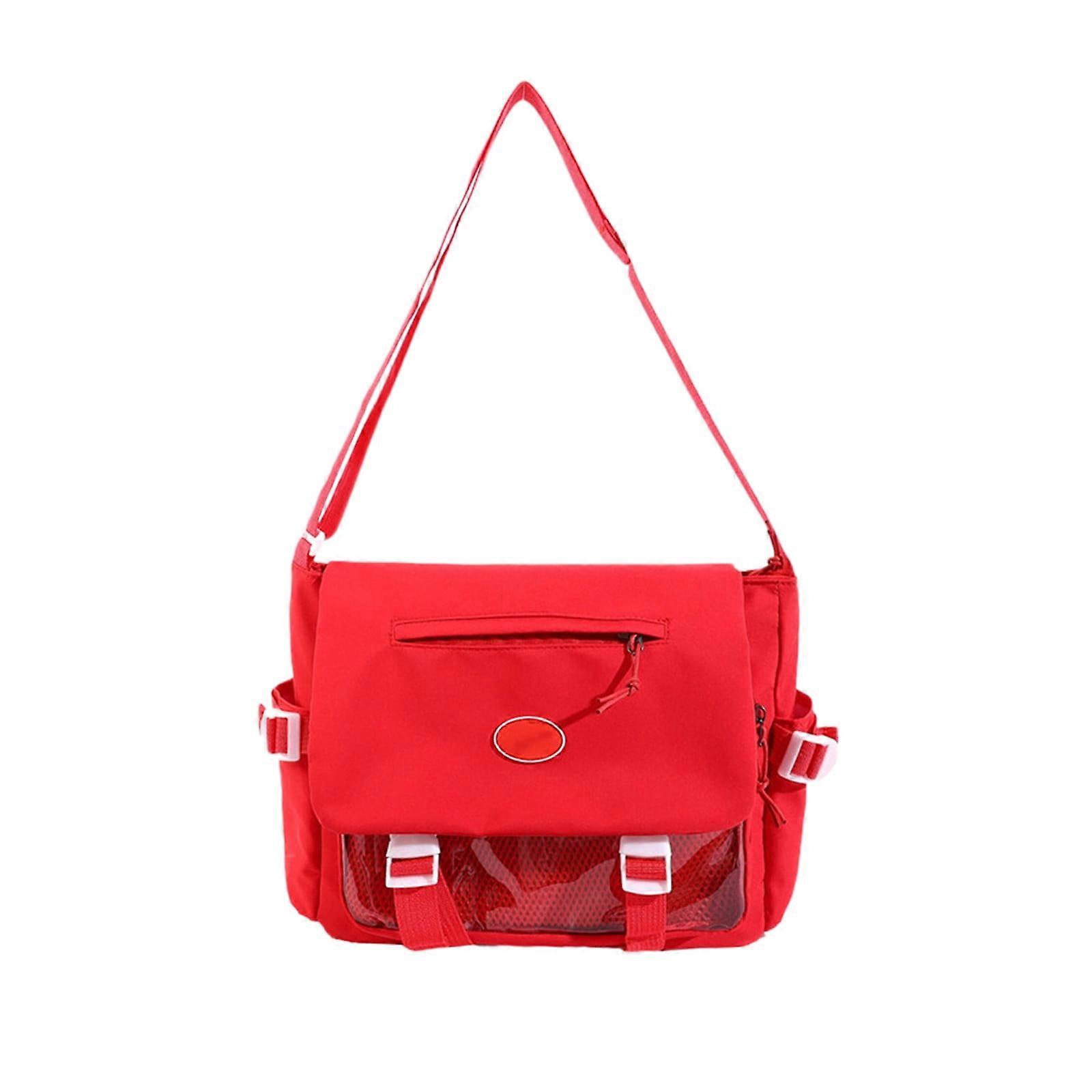 Student Large Capacity Class Messenger Bag Simply And Versatile Shoulder Messenger Bag