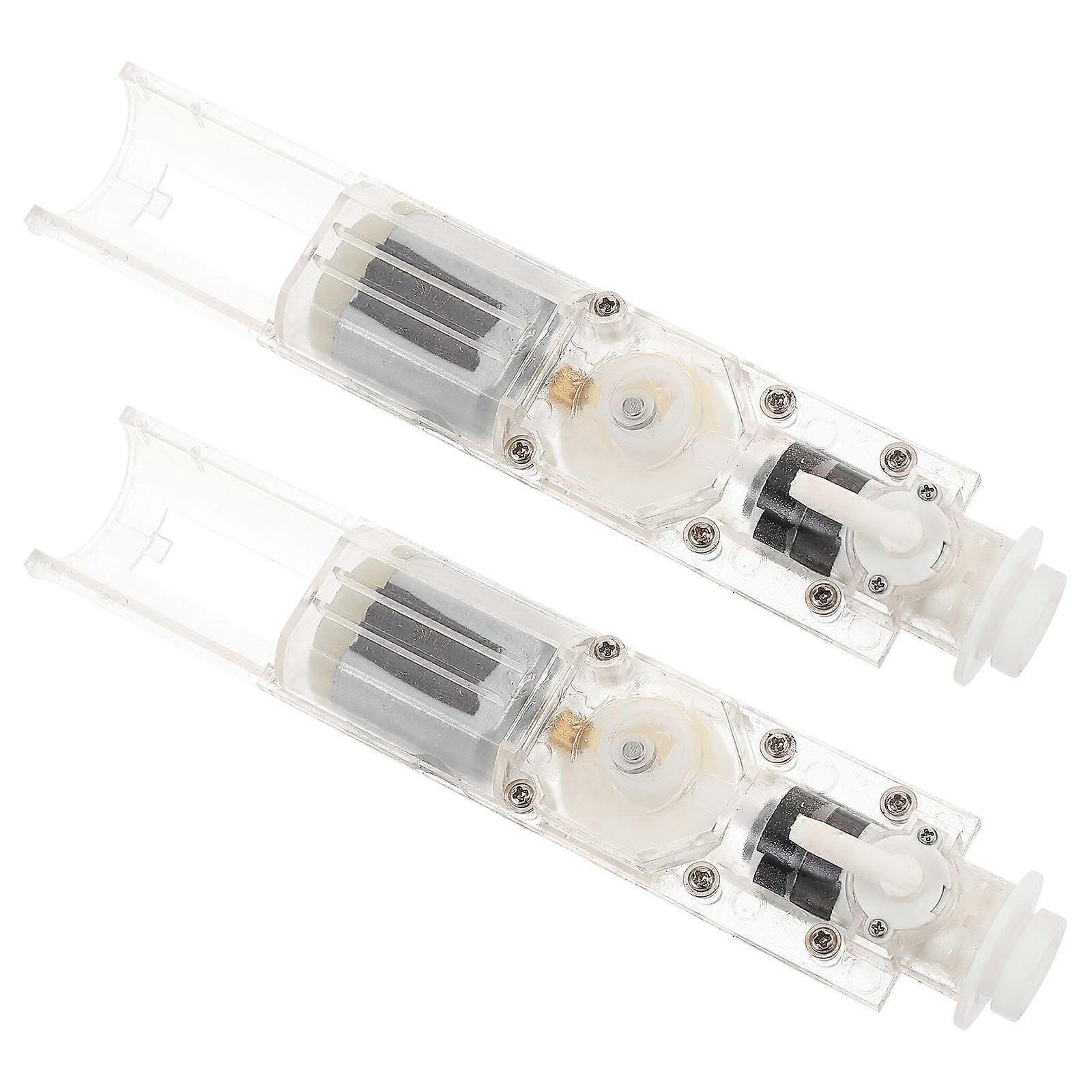 Water Flosser Pump Core for Irrigation 2Pcs Transparent Engineering Plastic