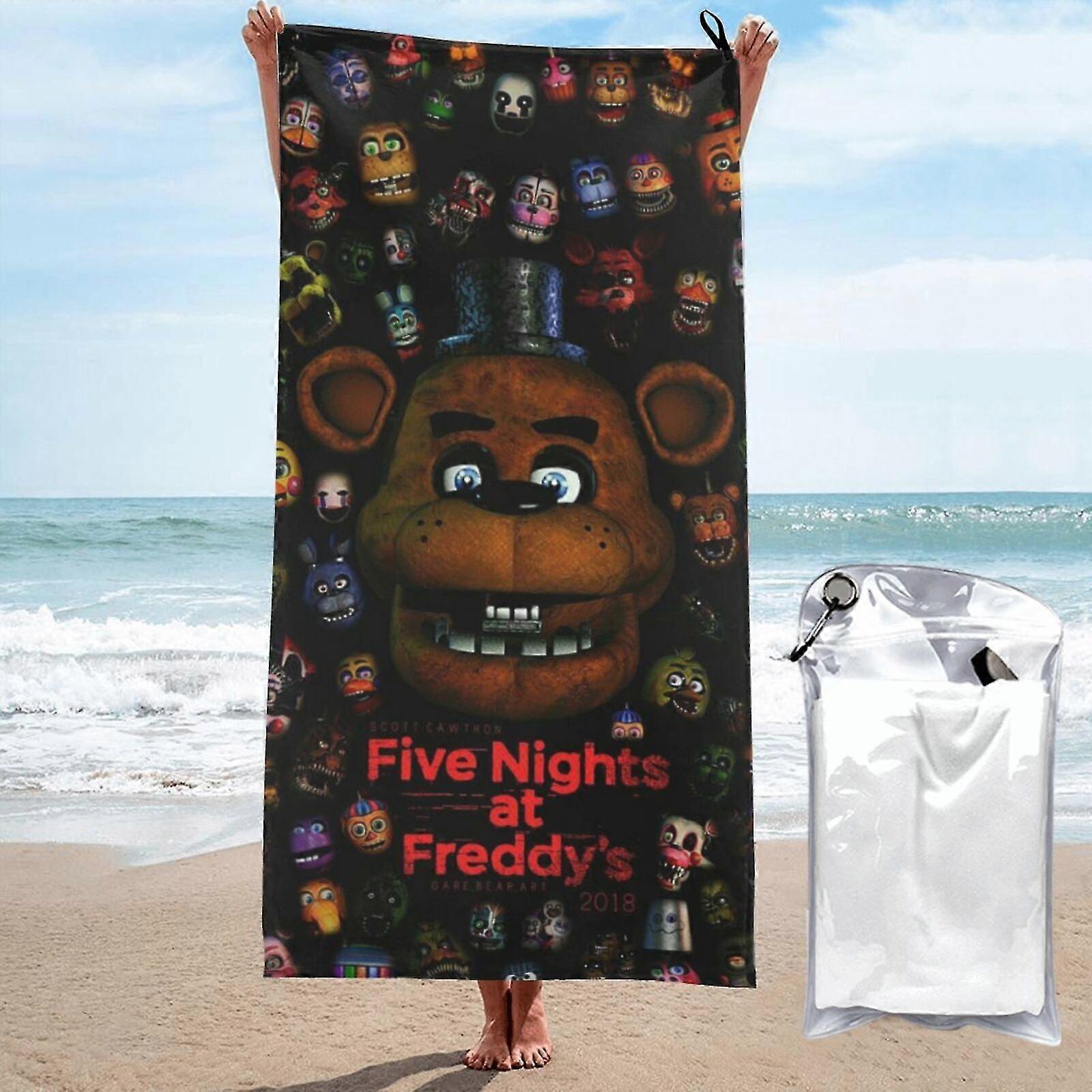 s827 Five Nights at Freddy's Microfiber Oversized Lightweight Beach Towel Large Towels Swim MMgO827