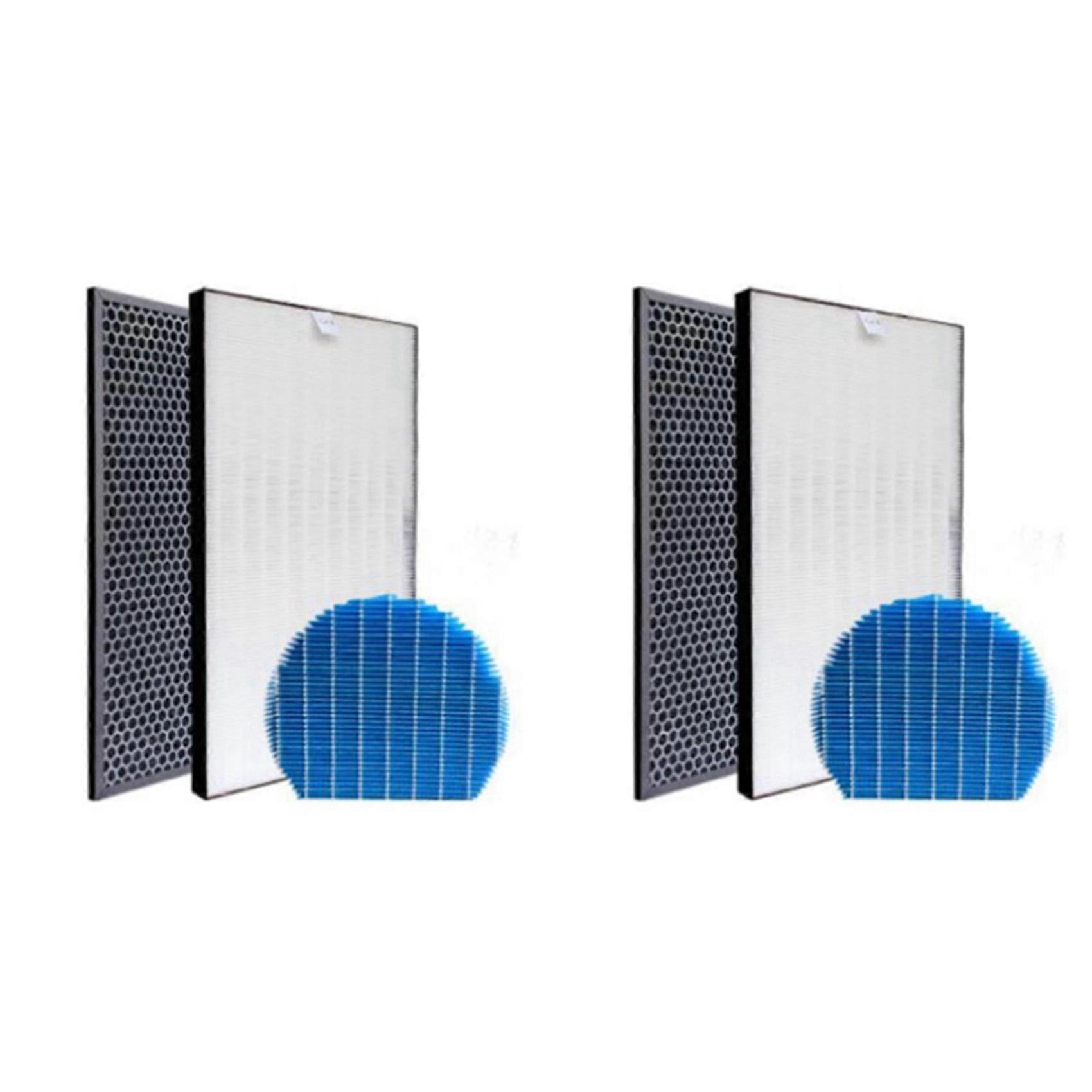 6PCS Fit for Sharp Air Purifier Filter KC-D50 KC-E50 KC-F50 HEPA Filter Activated Carbon Filter