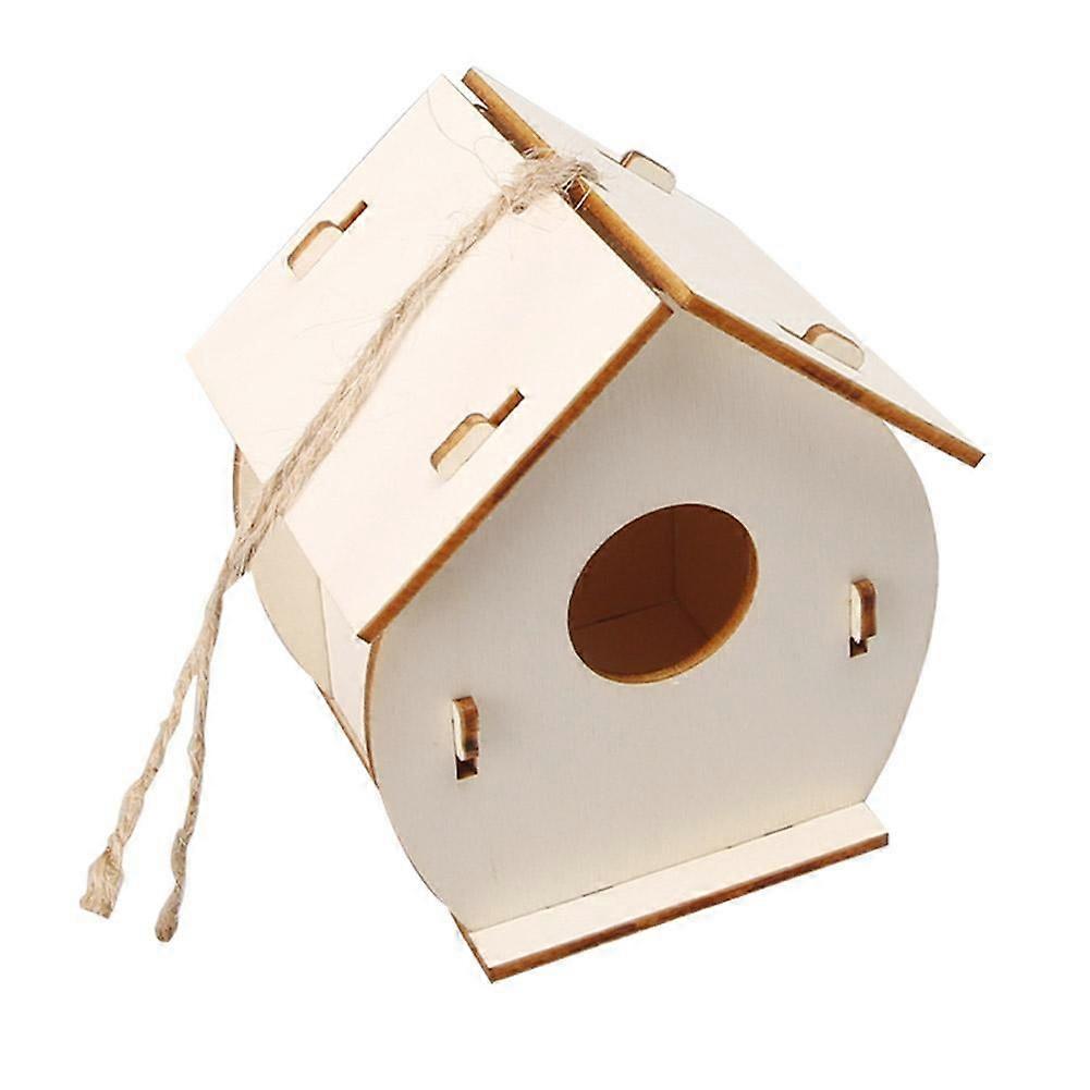 Bird House Nesting Feeding Nature Feeder Robin Sparrow Y D Box Window I P8N9
