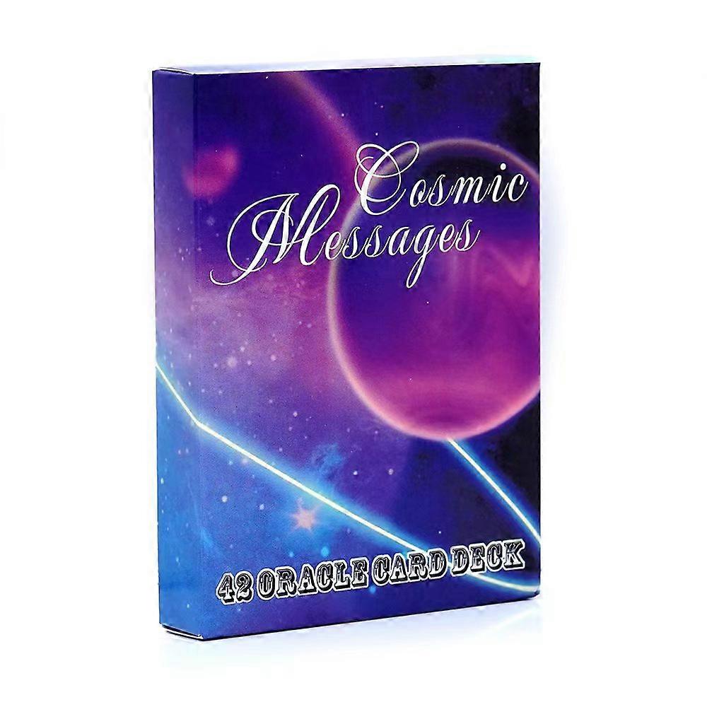 Cosmic Messages Premium Board Game Oracle Card Tarot Deck Twin Flame Love Message English Visions Divination Edition Tarot Cards