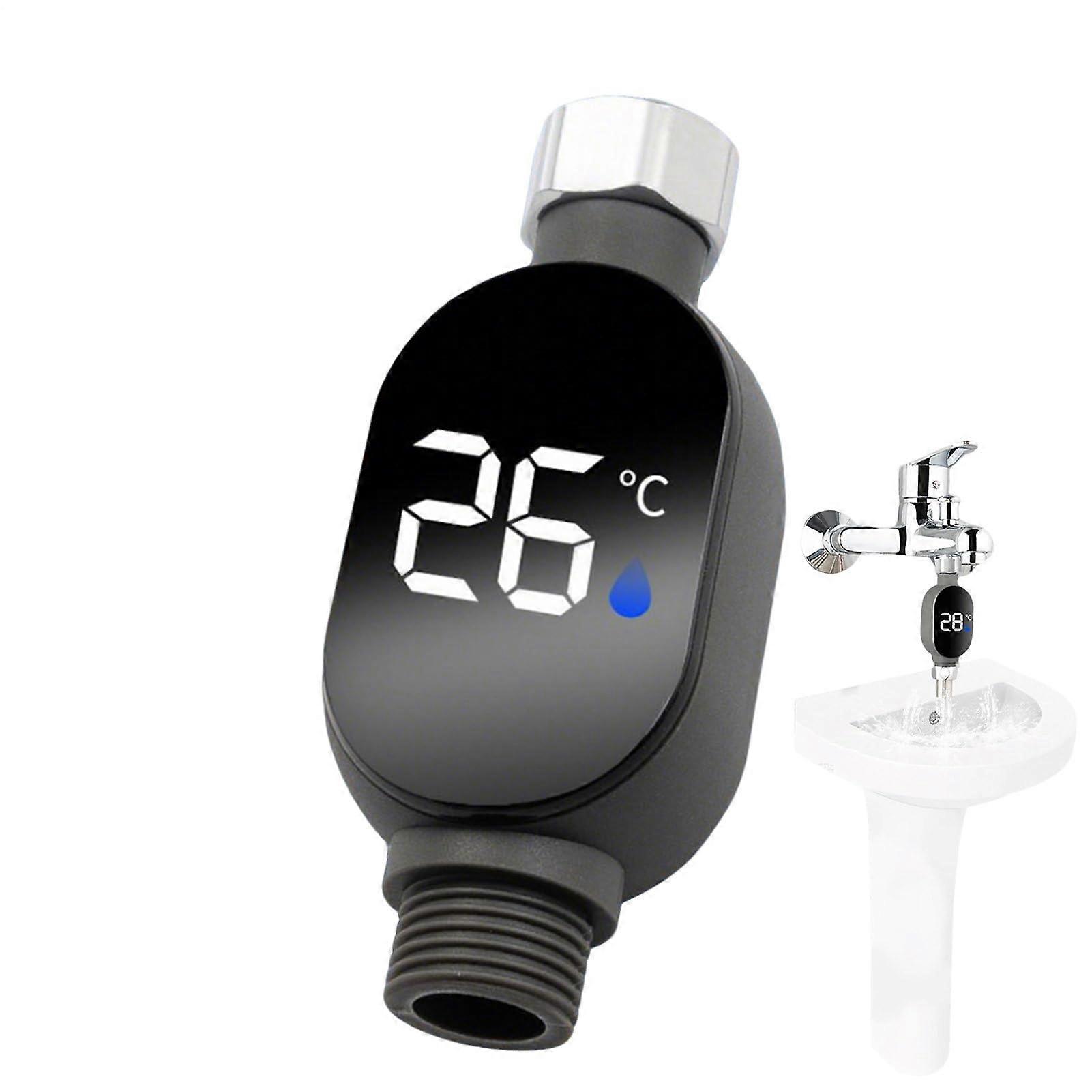 Digital Shower Thermometer with RealTime Display, Touch Screen Temp Monitor, Safe Sensor for Family