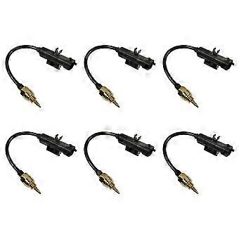 6X Kølevæsketemperaturføler til bilmotor til JEEP Compass Renegade Cherokee 2014-2019 Olietemperaturføler 55217822
