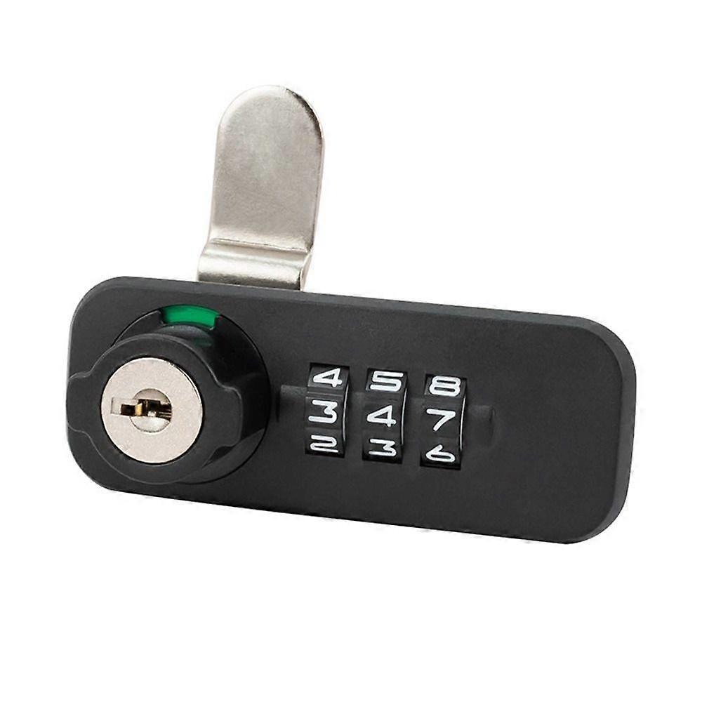 Anti-theft Combination Lock 3 Digital Code Drawer Lock New Password Lock  Cabinet Mailbox