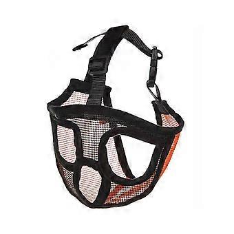 Pet dog mask, bulldog mask, short mouth dog anti-biting, anti-eating,anti-barking,adjustable,breathable,universal pet supplies