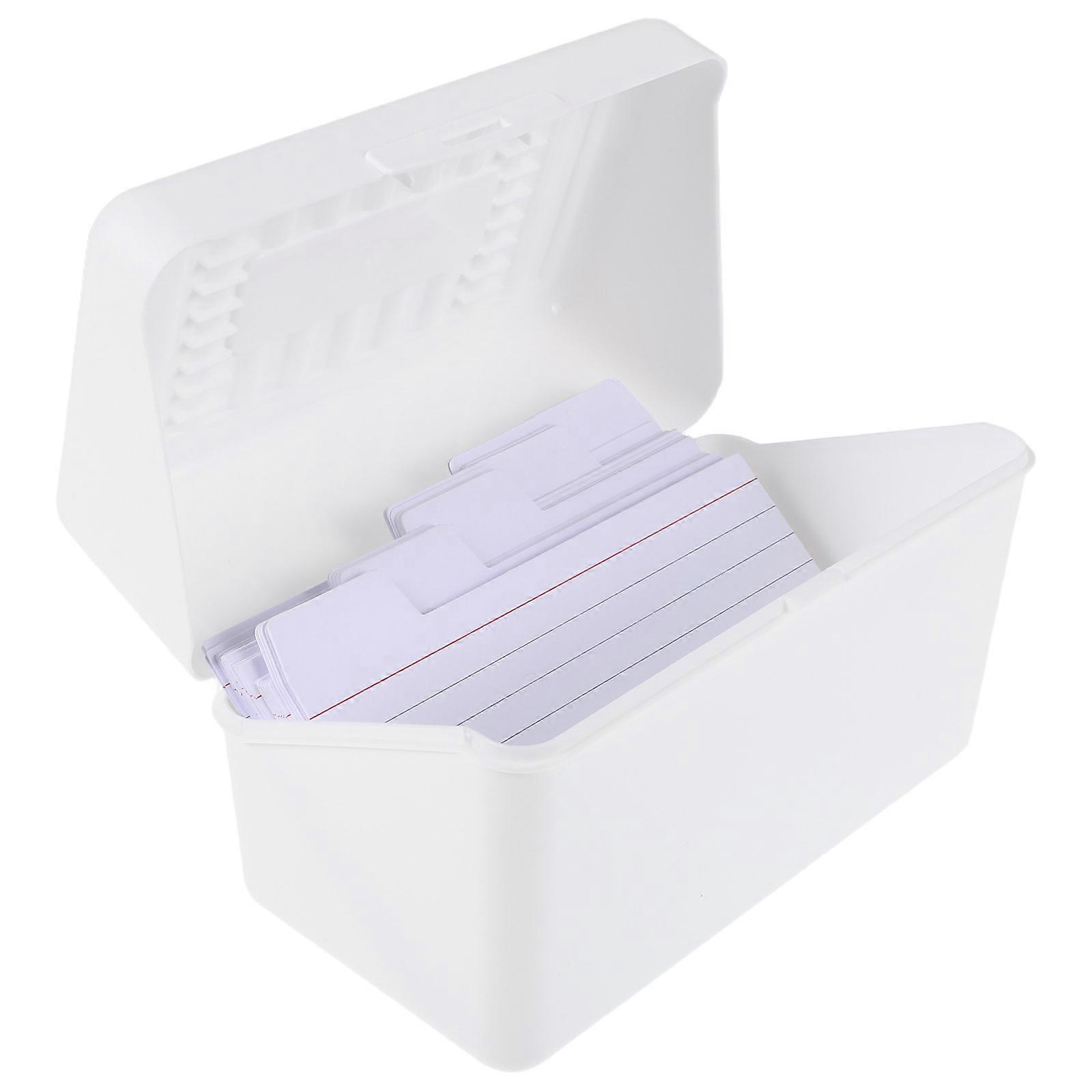 Lined Memo Pads Index Cards for Studying with 250Pcs and Storage Box