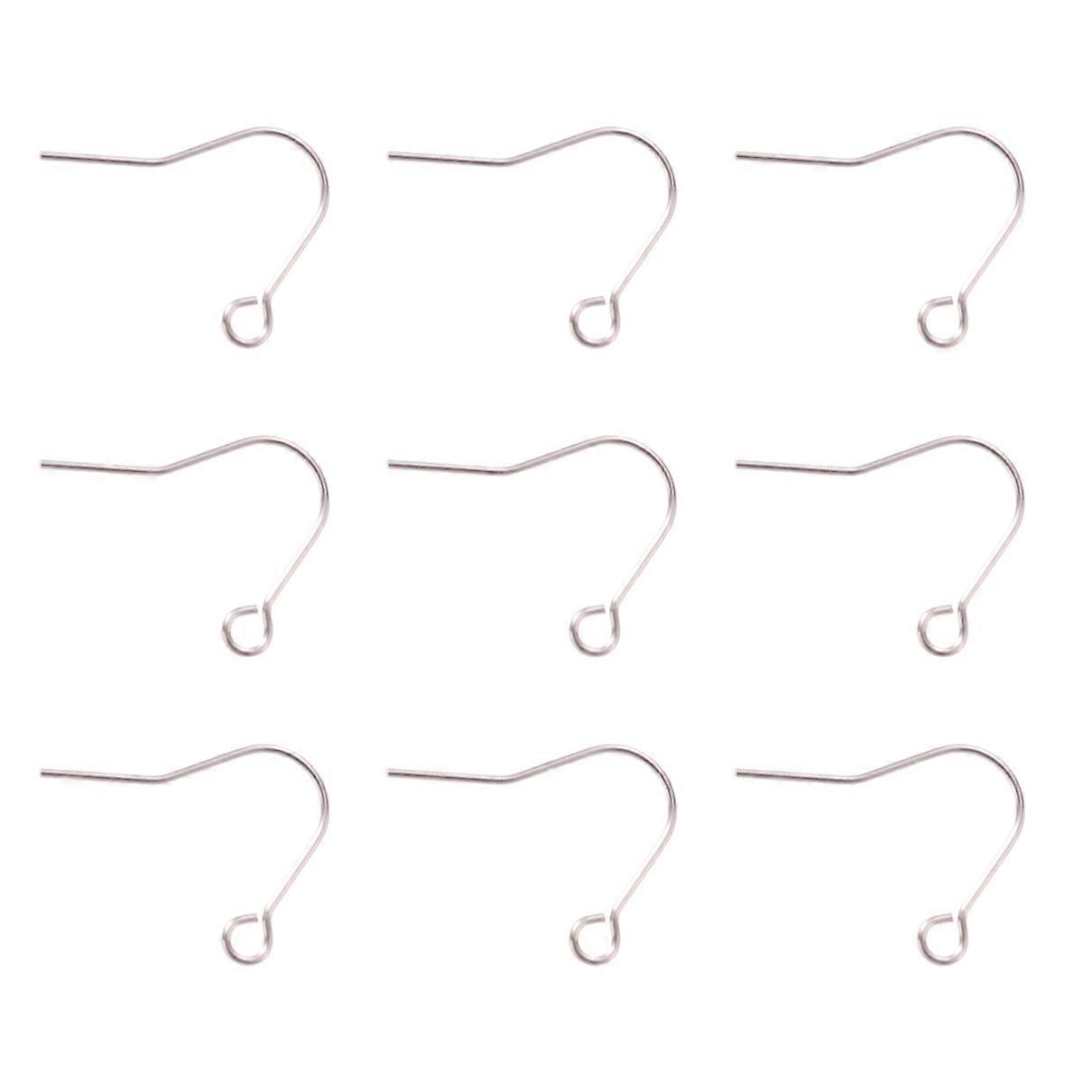 Earrings Accessories Handmade for Earrings Use 100Pcs Silver Set