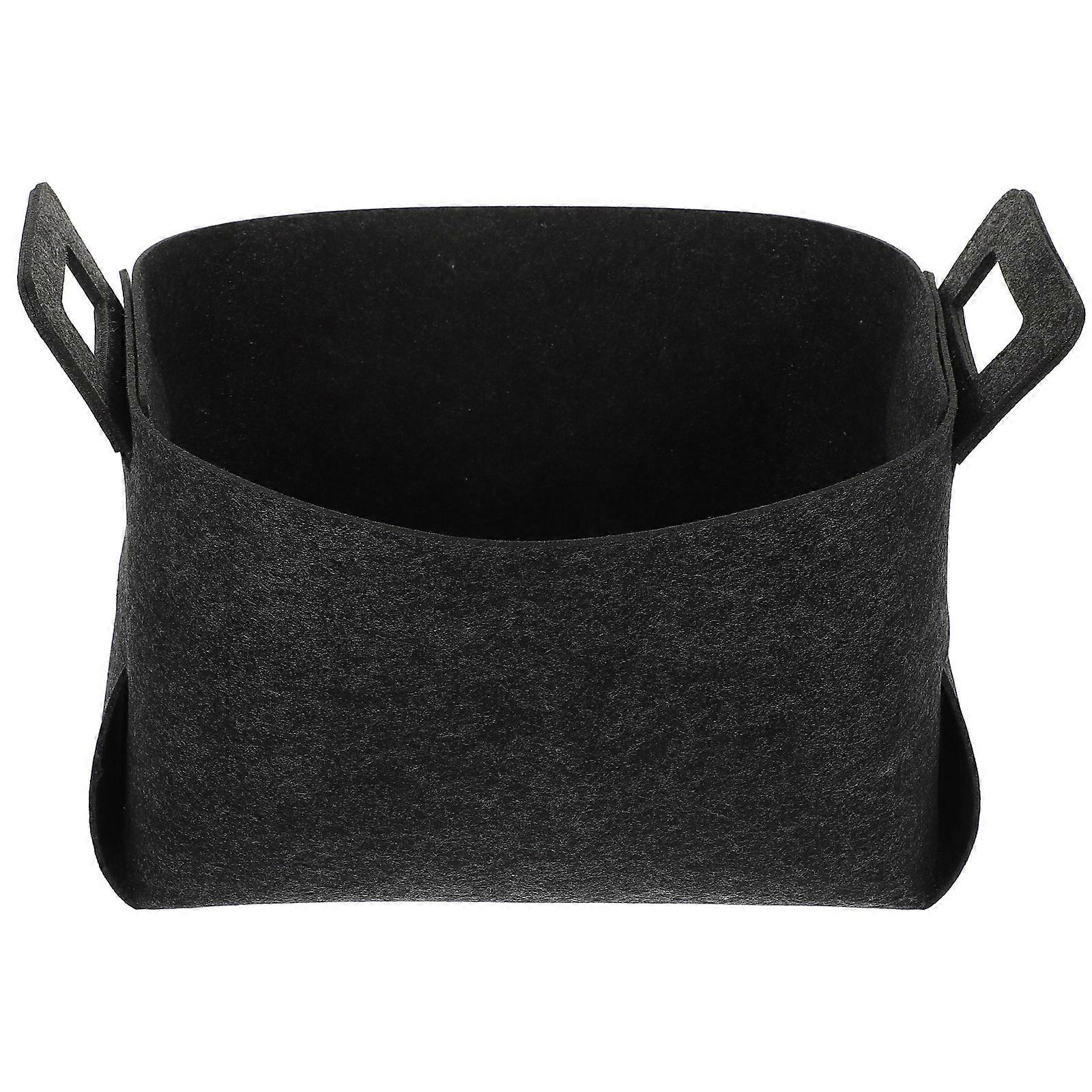 Foldable Laundry Basket for Storage Use Dirty Clothes Storage Basket Dark Grey