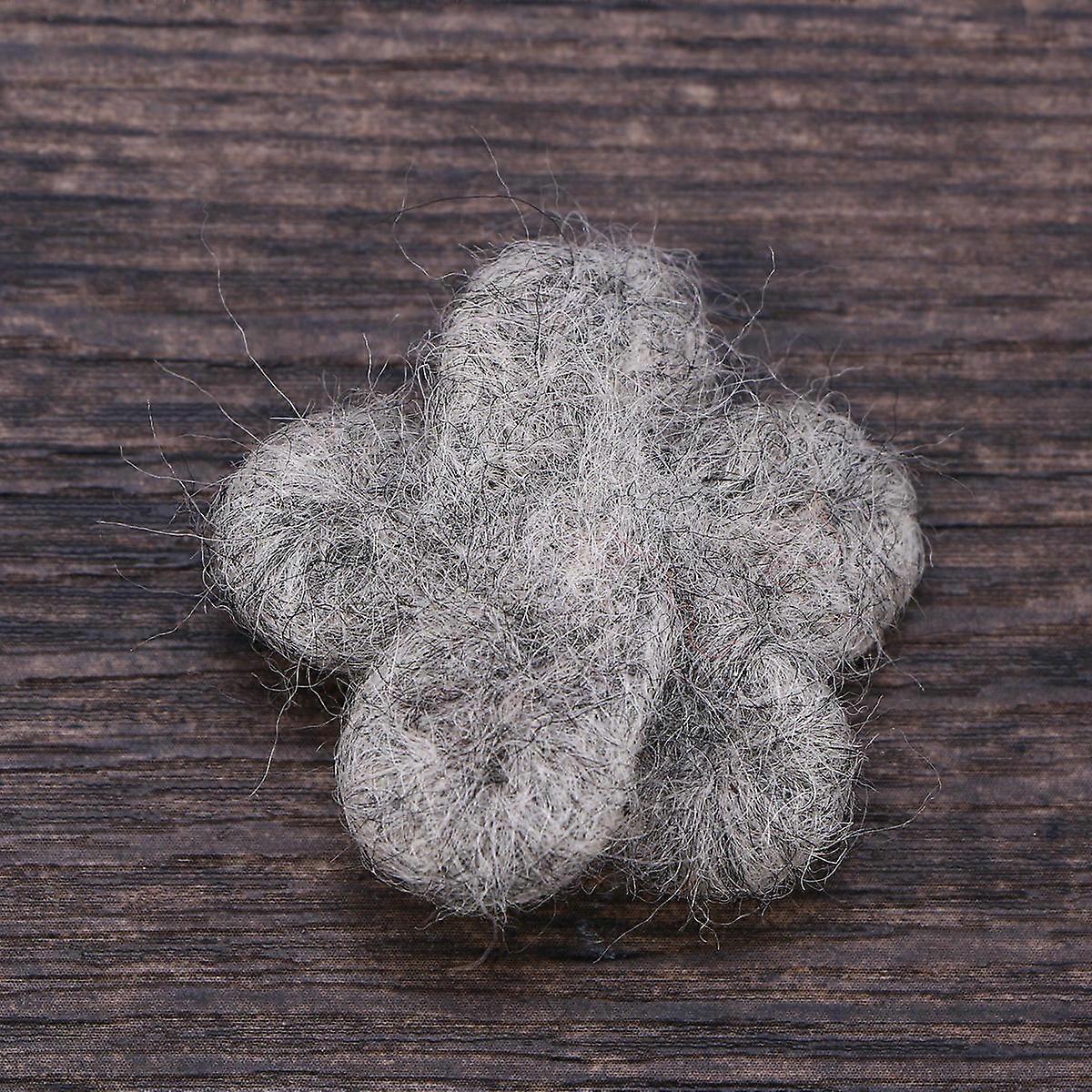 Wool Felt Five-Petal Flower DIY Decorations for Crafts Accessory