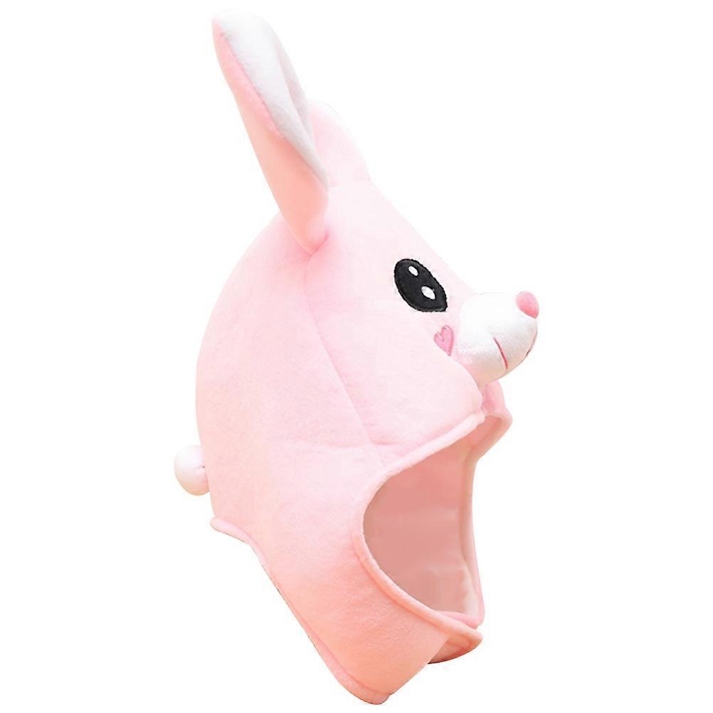 Bunny Ear Hat Plush Rabbit Hat for Easter 5Pcs Cute Costume Headwear