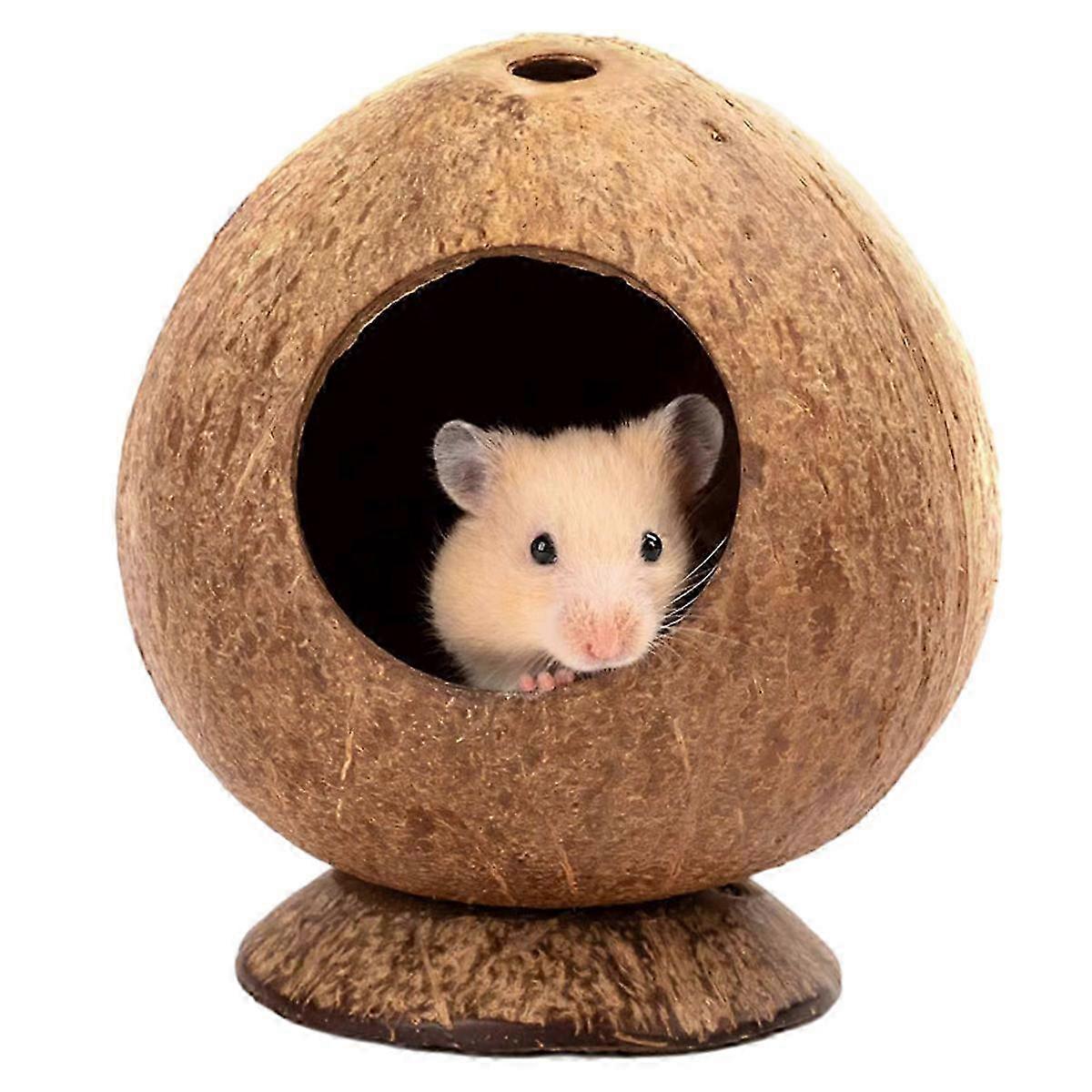 Coconut Hut Hamster House Bed for Gerbils 26-27s