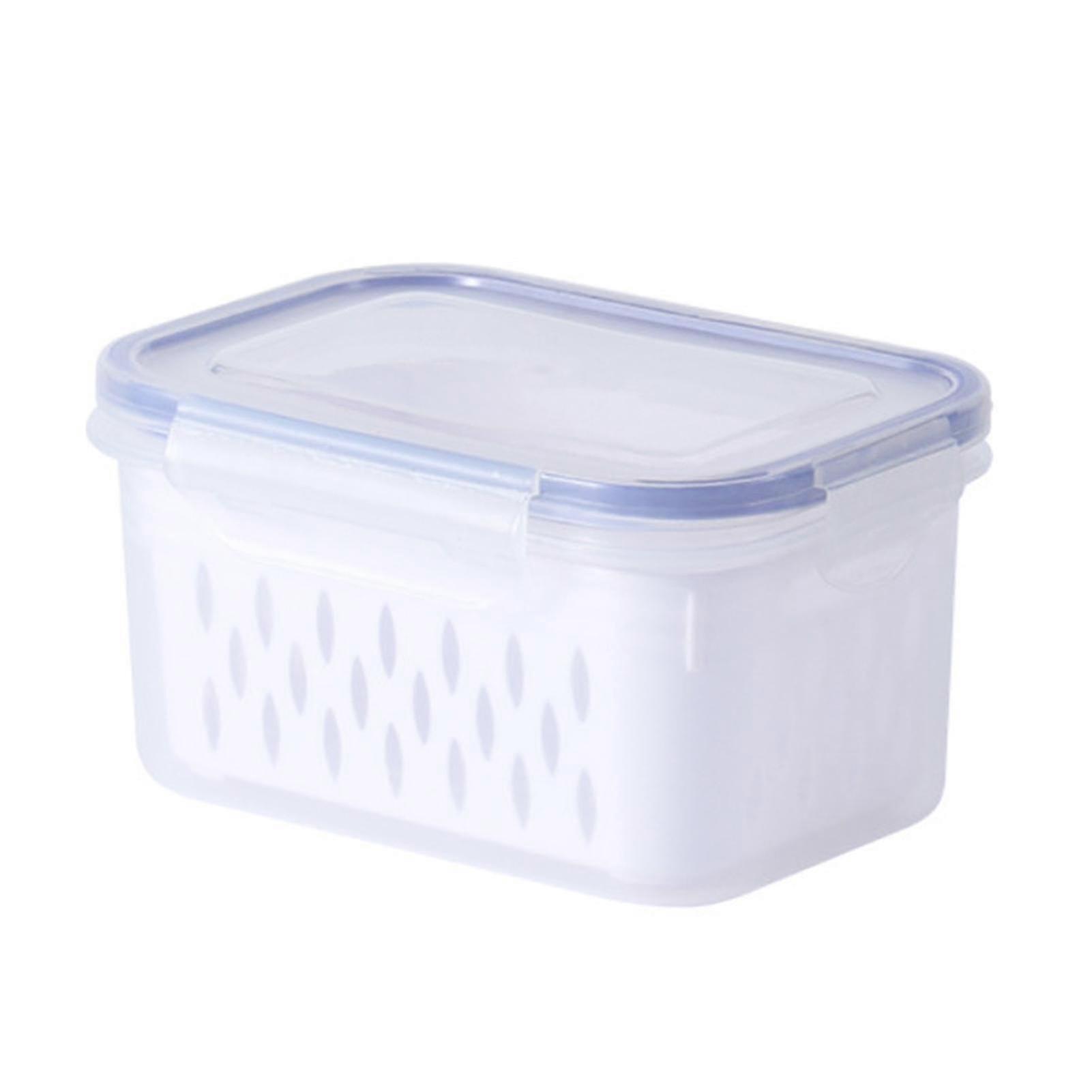 1/3pcs Dual Use Drainable Crisper Box Stackable High Capacity Containers for Garlic Ginger 2025