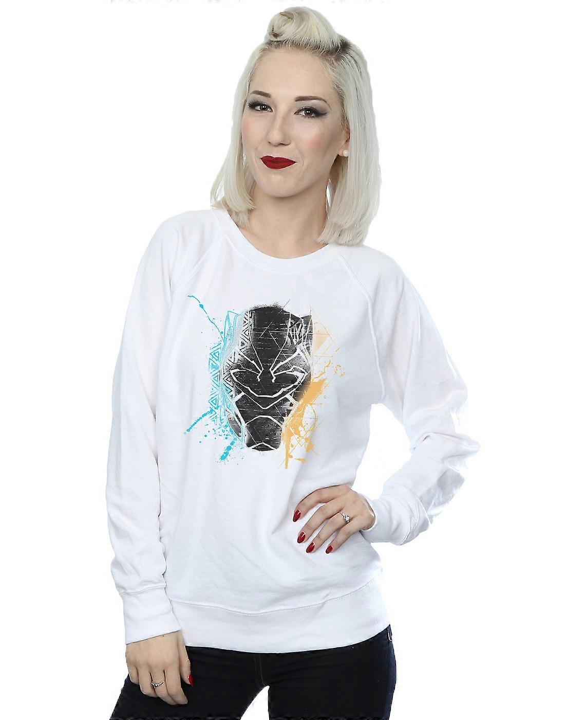 마블 여성용 블랙 팬서 스플래시 스웨트셔츠