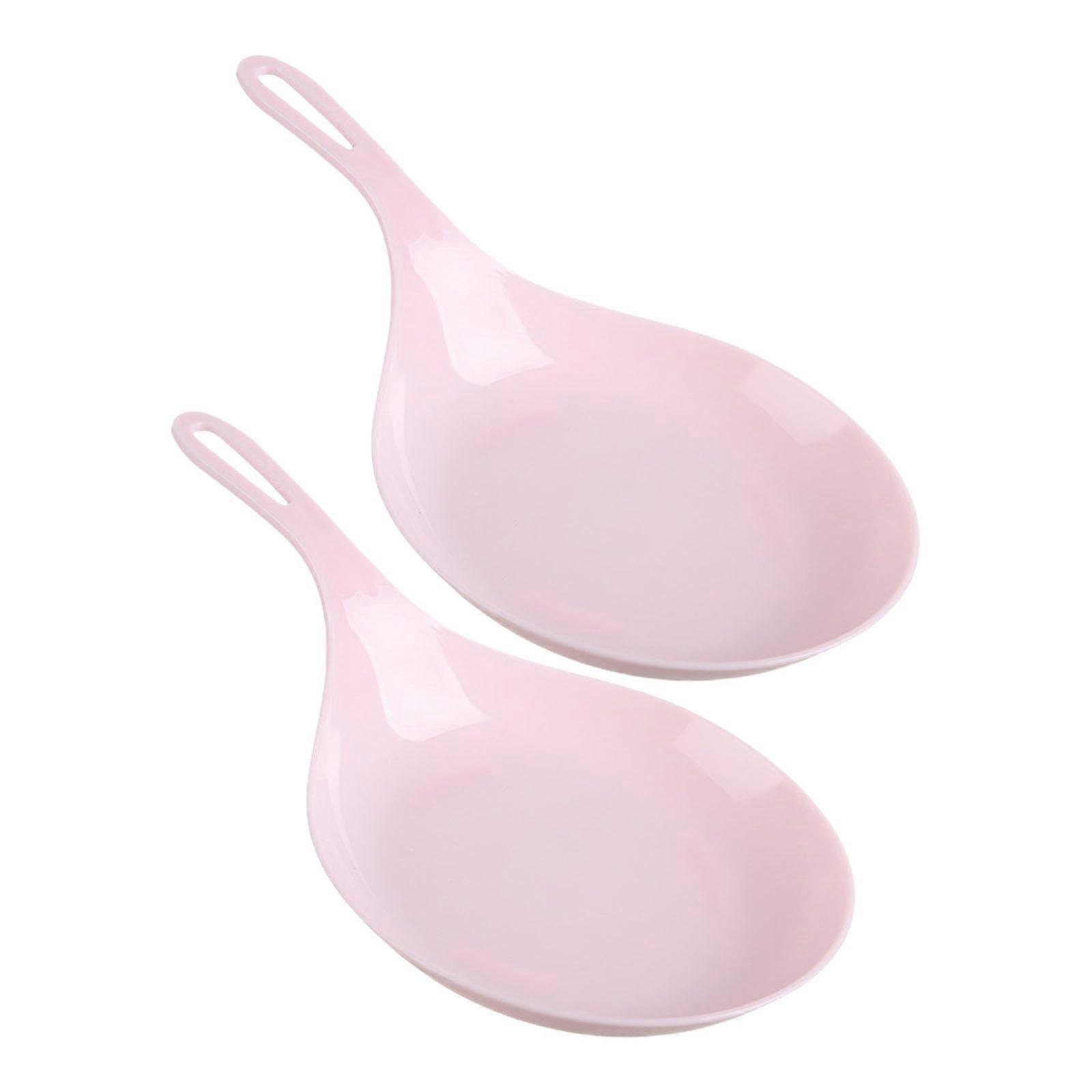 2Pcs Ceramic Dessert Plate with Handle, MultiPurpose Appetizer Serving Tray for Parties