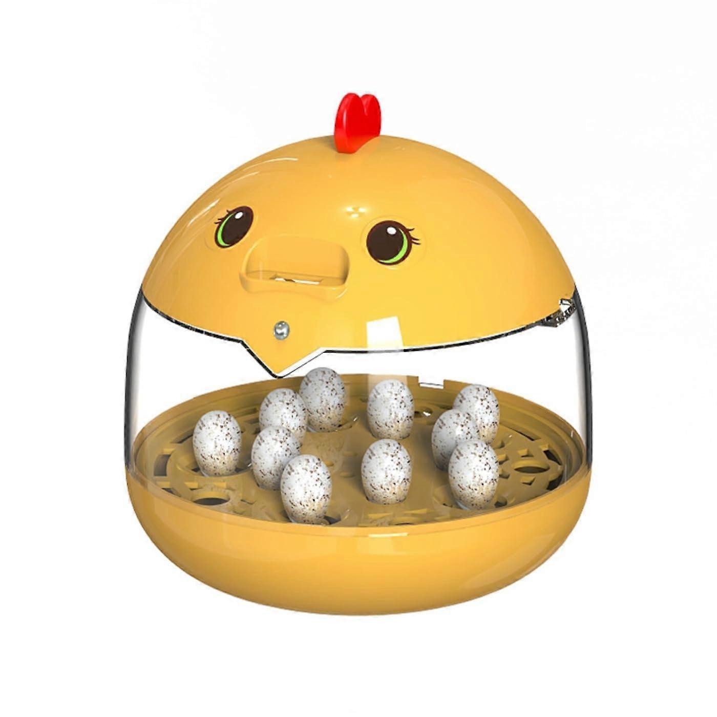 Mini Egg Incubator with LED Display, Smart Temp Control for Chicken Quail Duck Bird Eggs