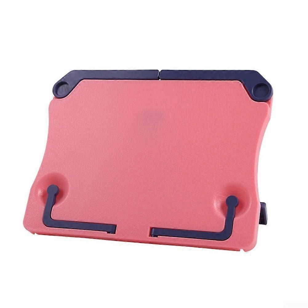 Foldable Sheet Music Stand with Adjustable Viewing Angle Lightweight ABS Holder for Musicians Red