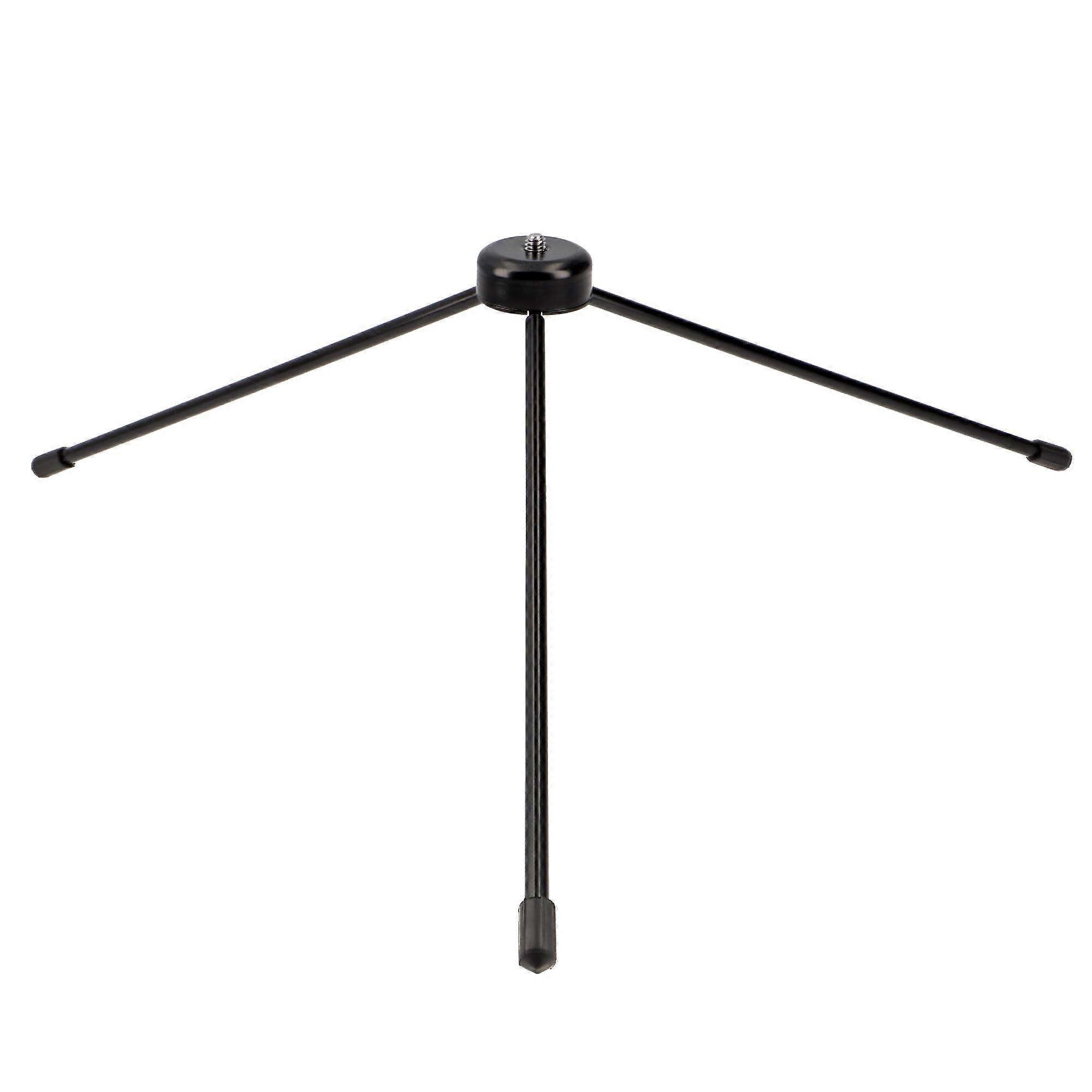 Mini Metal Table Tripod 25cm 1/4 Inch Screw Foldable Legs for Camera Microphone LED Light