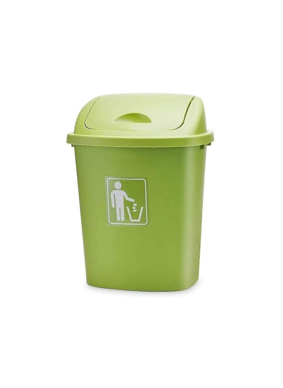 Slim Automatic Trash Can for Kitchen with Odor Control, Plastic Garbage Bin for Home and Office
