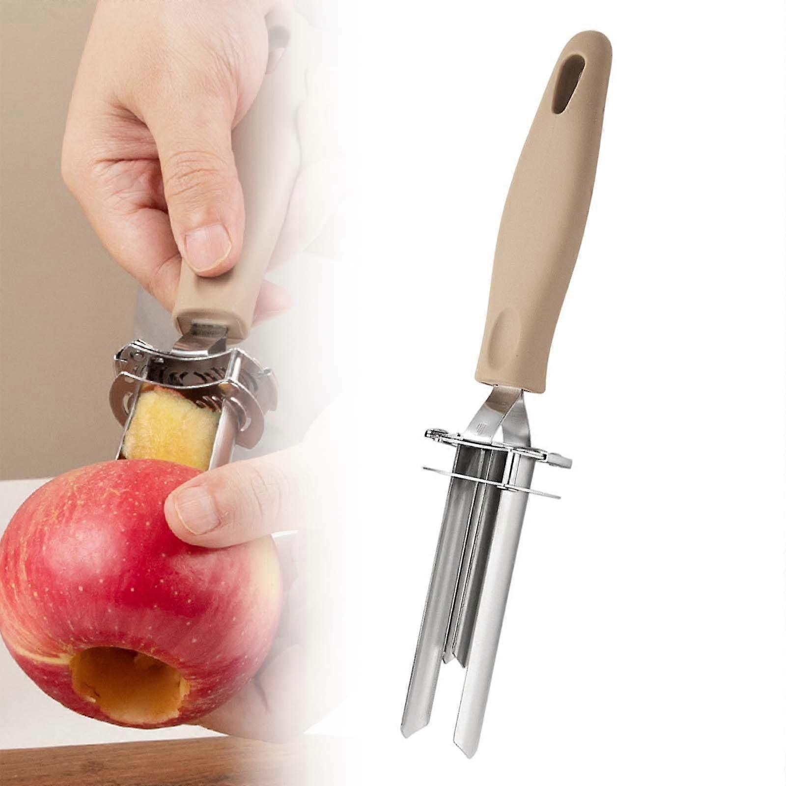 Adjustable Stainless Steel Vegetable and Apple Corer Tool for Quick Core Removal, Multi Functional Design