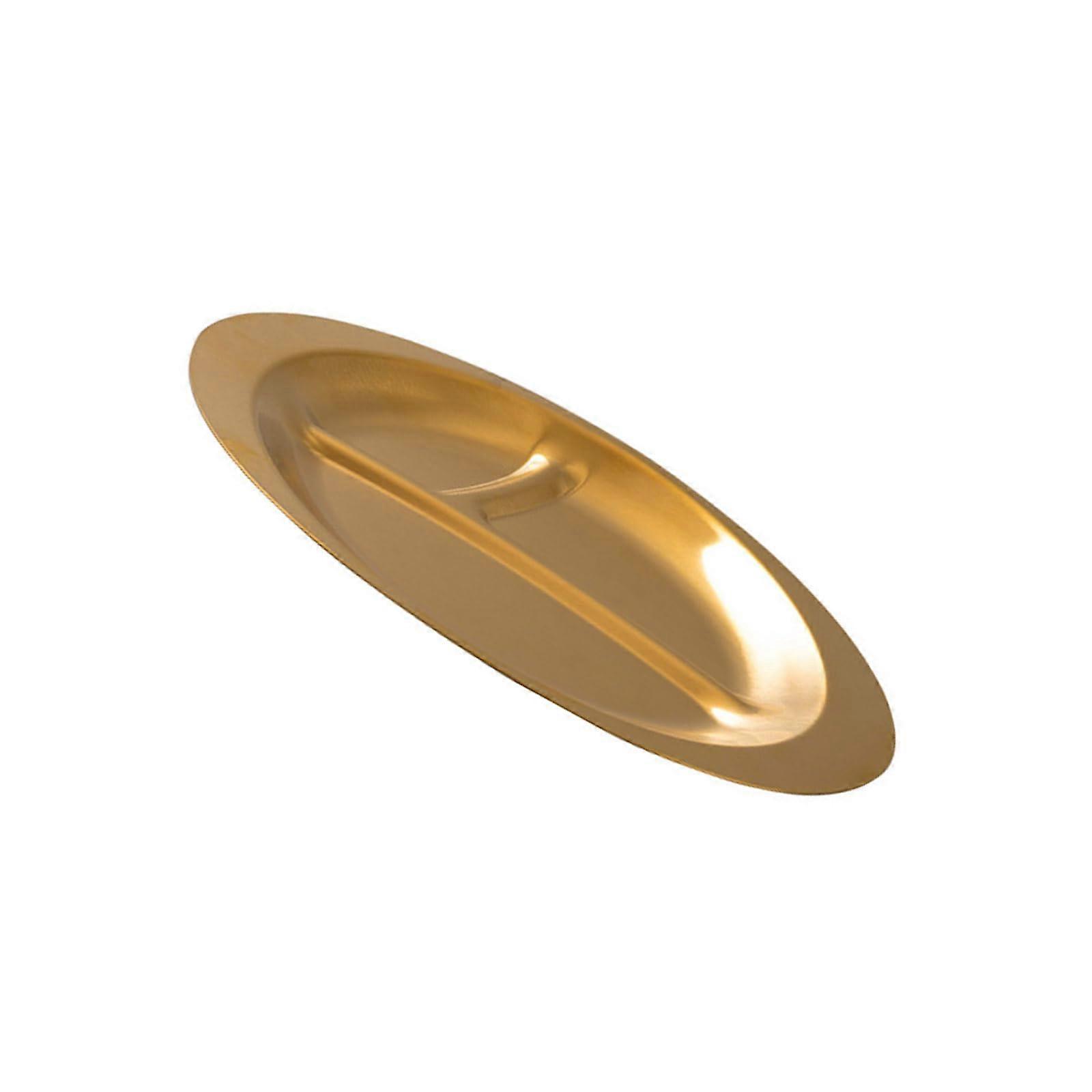 Stainless Steel Divided Plate Rustproof Stackable 3 Compartment Tray for Camping and Picnic