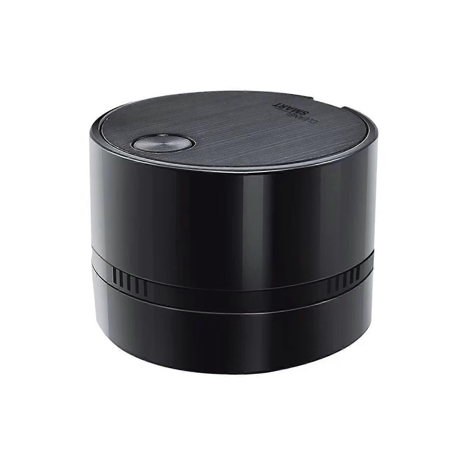 Wireless Desktop Vacuum Cleaner for Keyboard and Home, Compact Lightweight Dust Suction Black