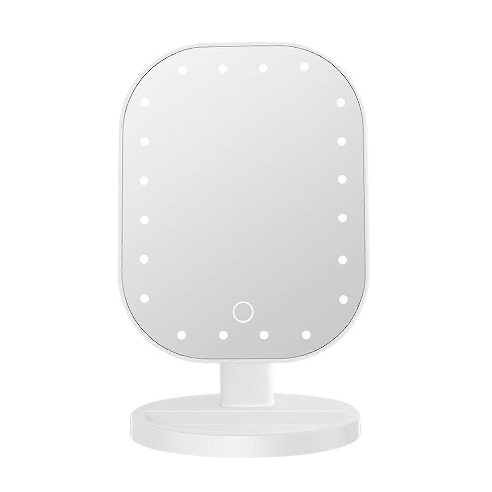 LED Light Makeup Mirror Multipurpose Desktop Mirror Light Makeup Accessories
