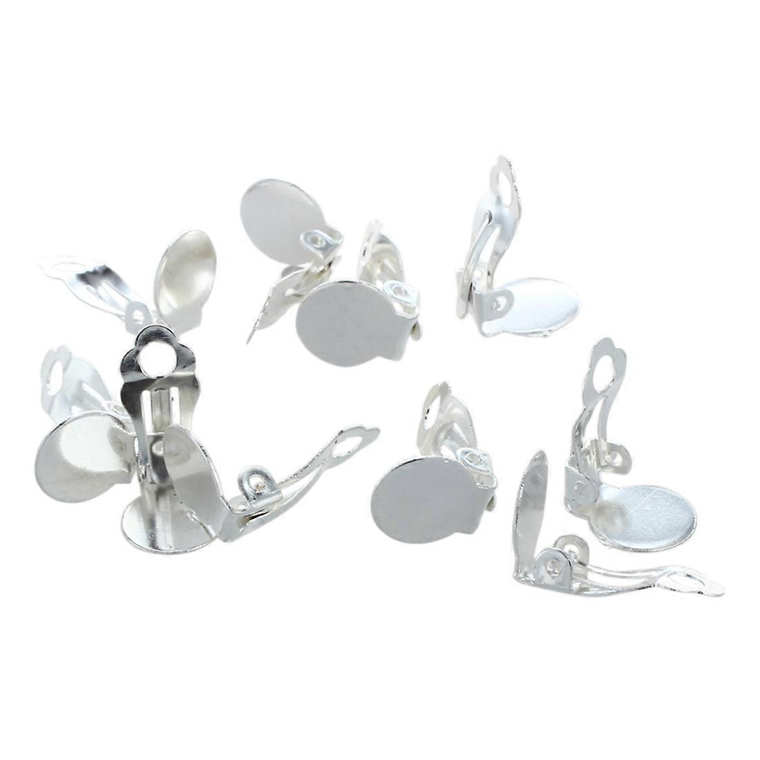 10 x Earring Clip Holder 10MM plate