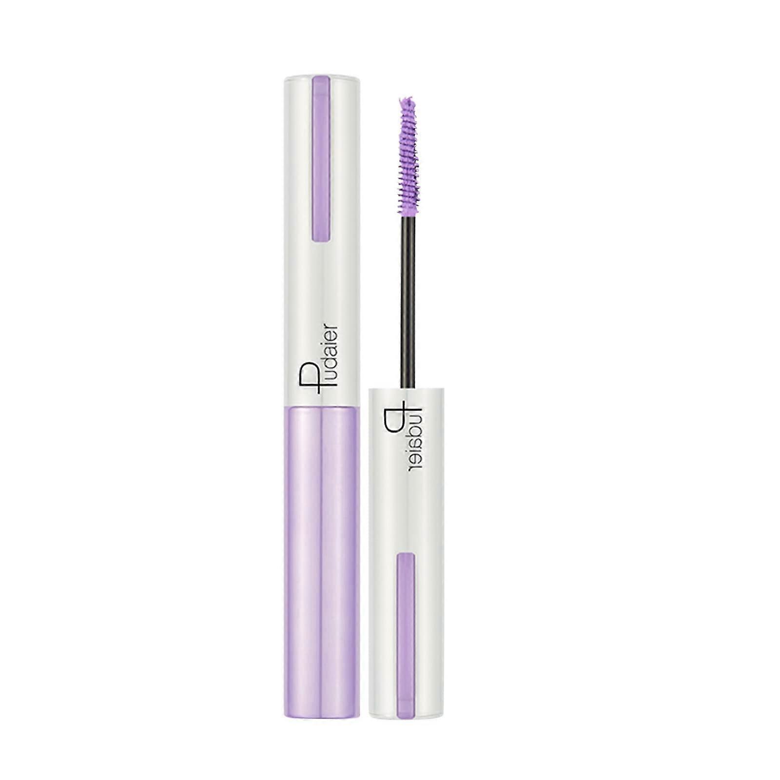 4D Waterproof Mascara Purple Long Lasting Curl Hold Smudge Proof Volumizing Eye Makeup