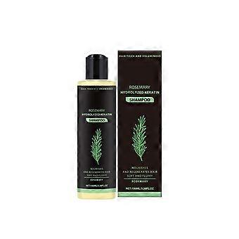 Organic Rosemary Hair Growth Shampoo with Keratin for Frizz Control and Thicker, Shinier Hair