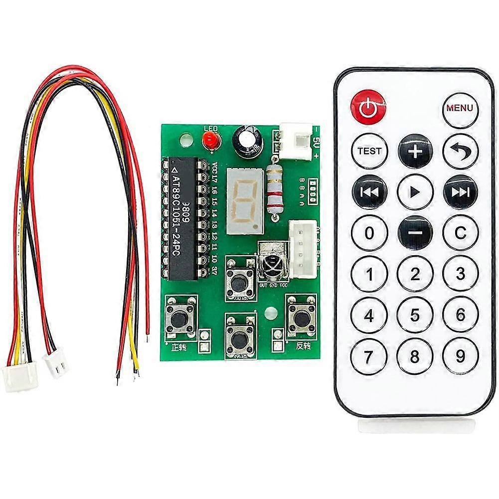 DC 4V-6V 5V 2-Phase 4-Wire Stepper Motor Driver Controller Board Mini Stepping Motor Adjustable Speed Regulator Set