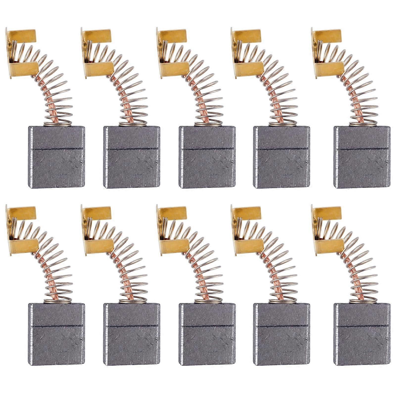 10Pcs Carbon Brushes Replacement for Dewalt Miter Saw Restore Motor Performance Extend Tool Lifespan