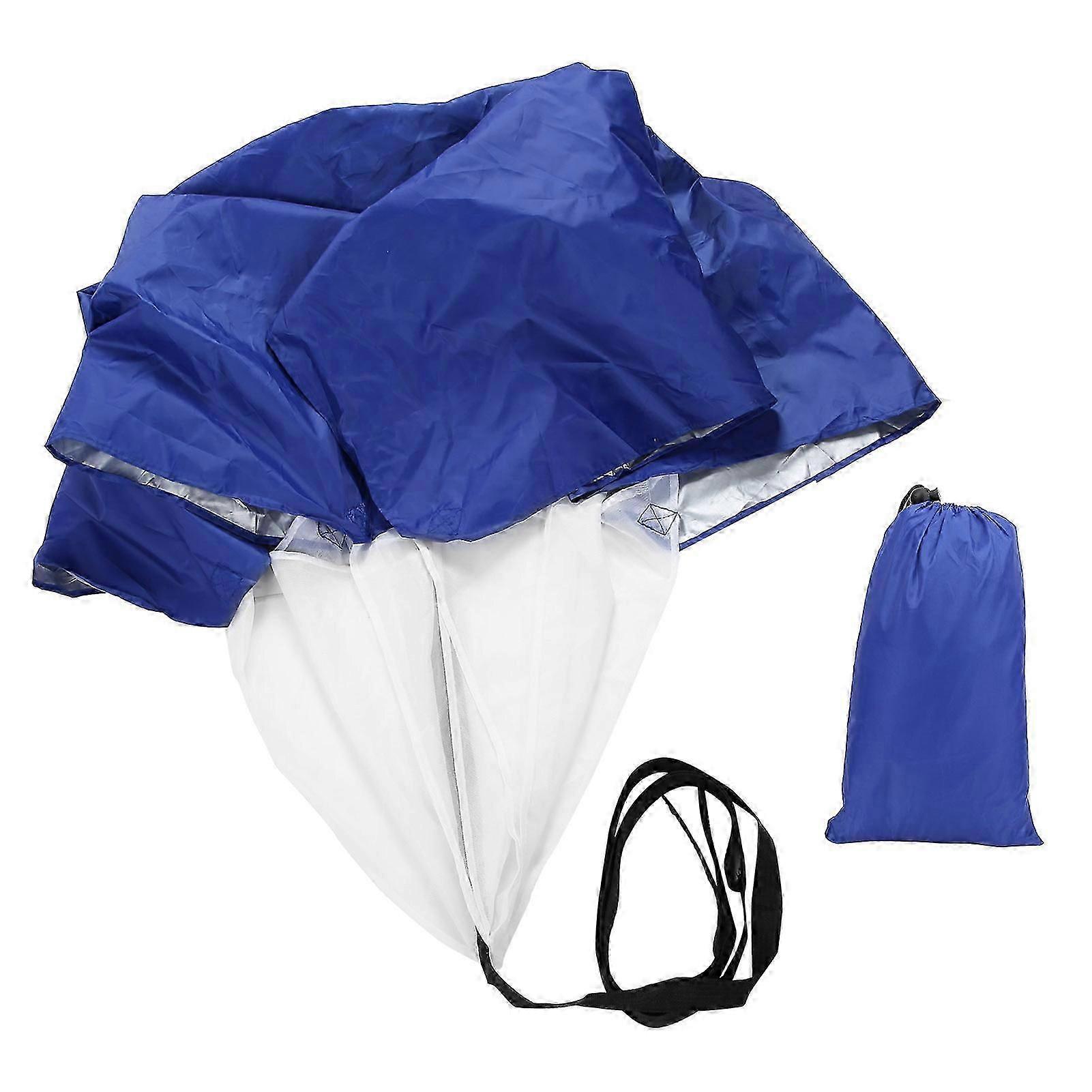 Speed Training Parachute for Running, Football, Workout, Blue
