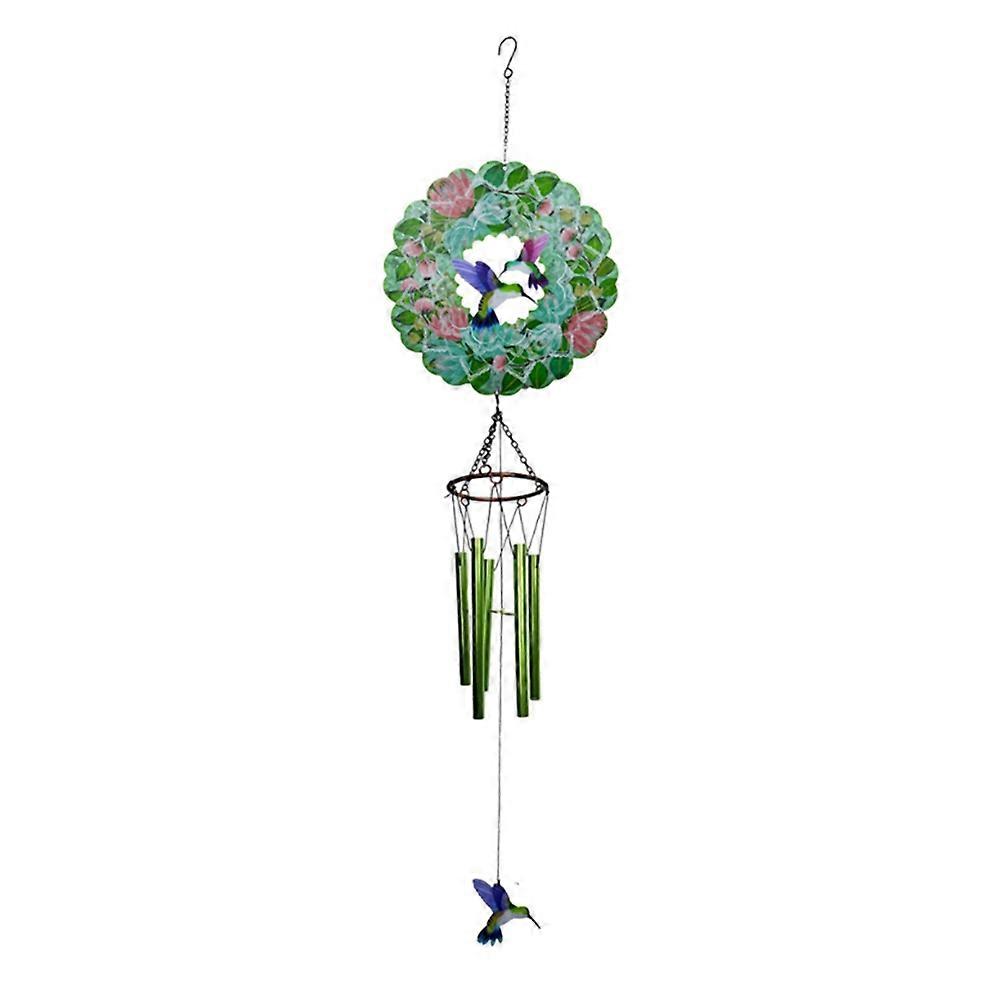Wind Chimes com Bird Wind Spinner 42,1 polegadas Windchimes Outdoor Decor Móvel Suspenso para Jardim Porc