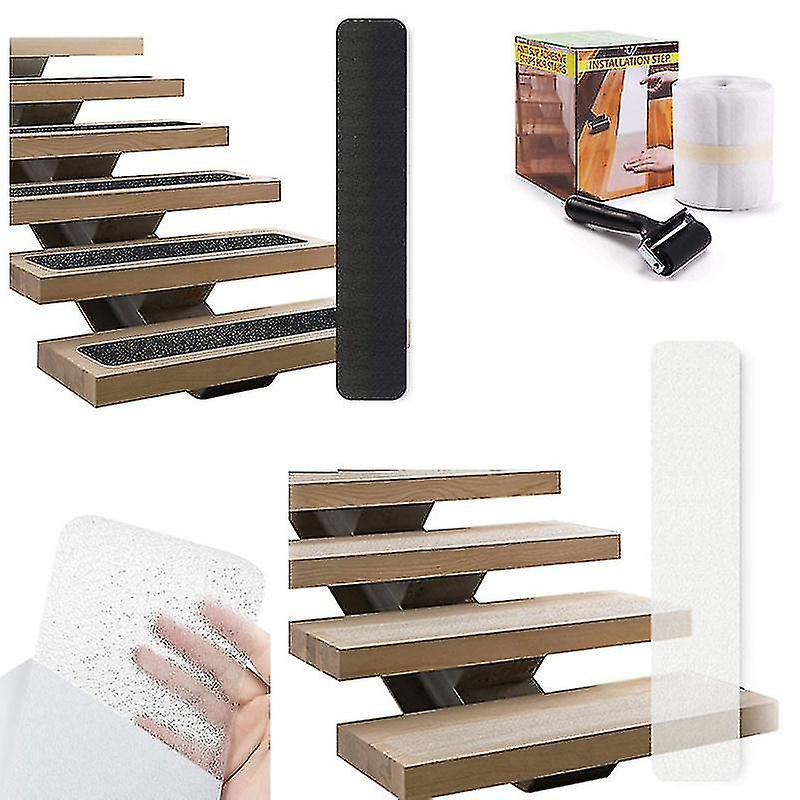 Stair Anti-slip Strip Transparent Peva Skin-friendly Frosted Anti-slip Strip Rubber Non-marking Step Anti-slip Tape Home Decoration Stair Decoration