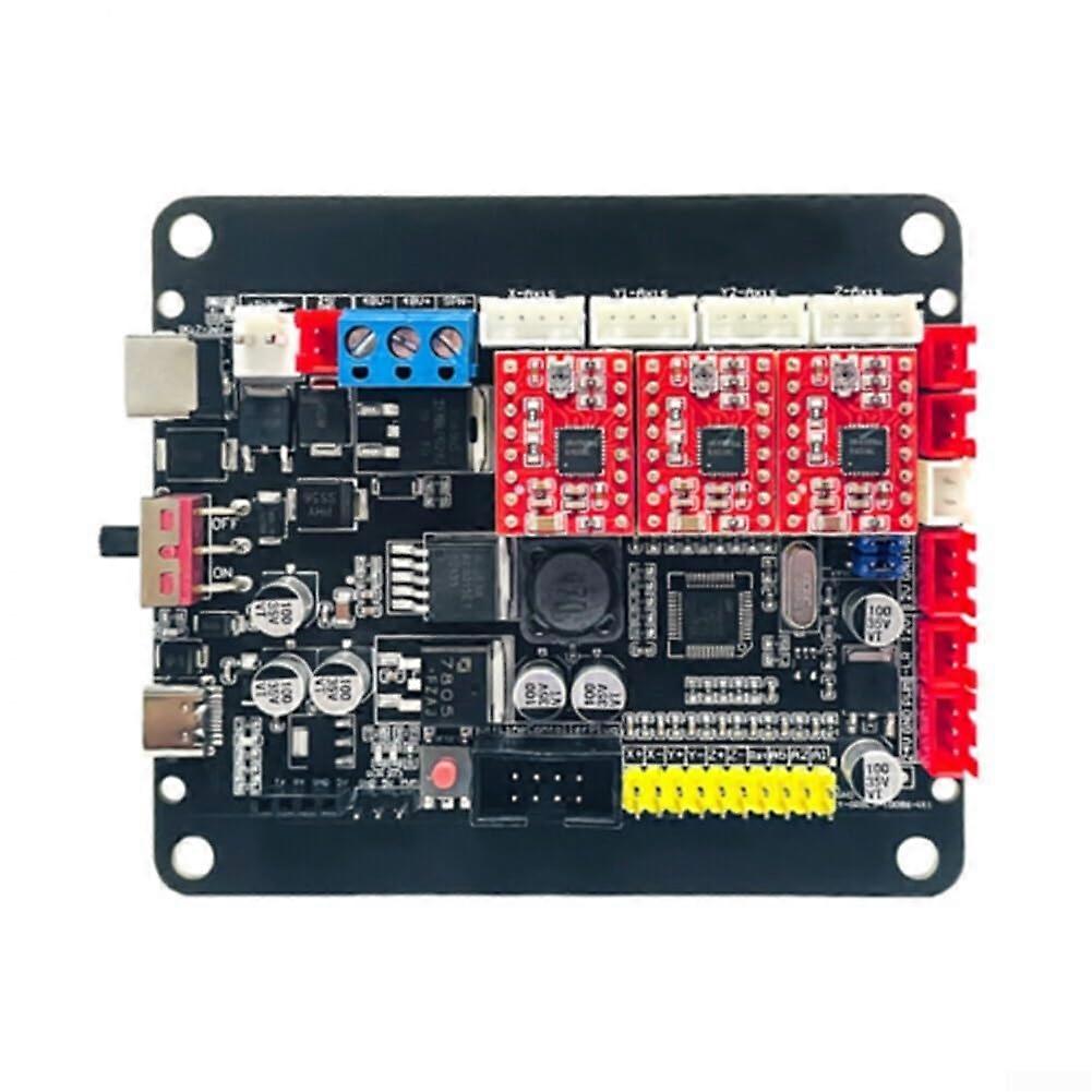 CNC Motion Controller 3 Axis Stepper Motor Controller Board USB GRBL 32Bit with A4988 Chips