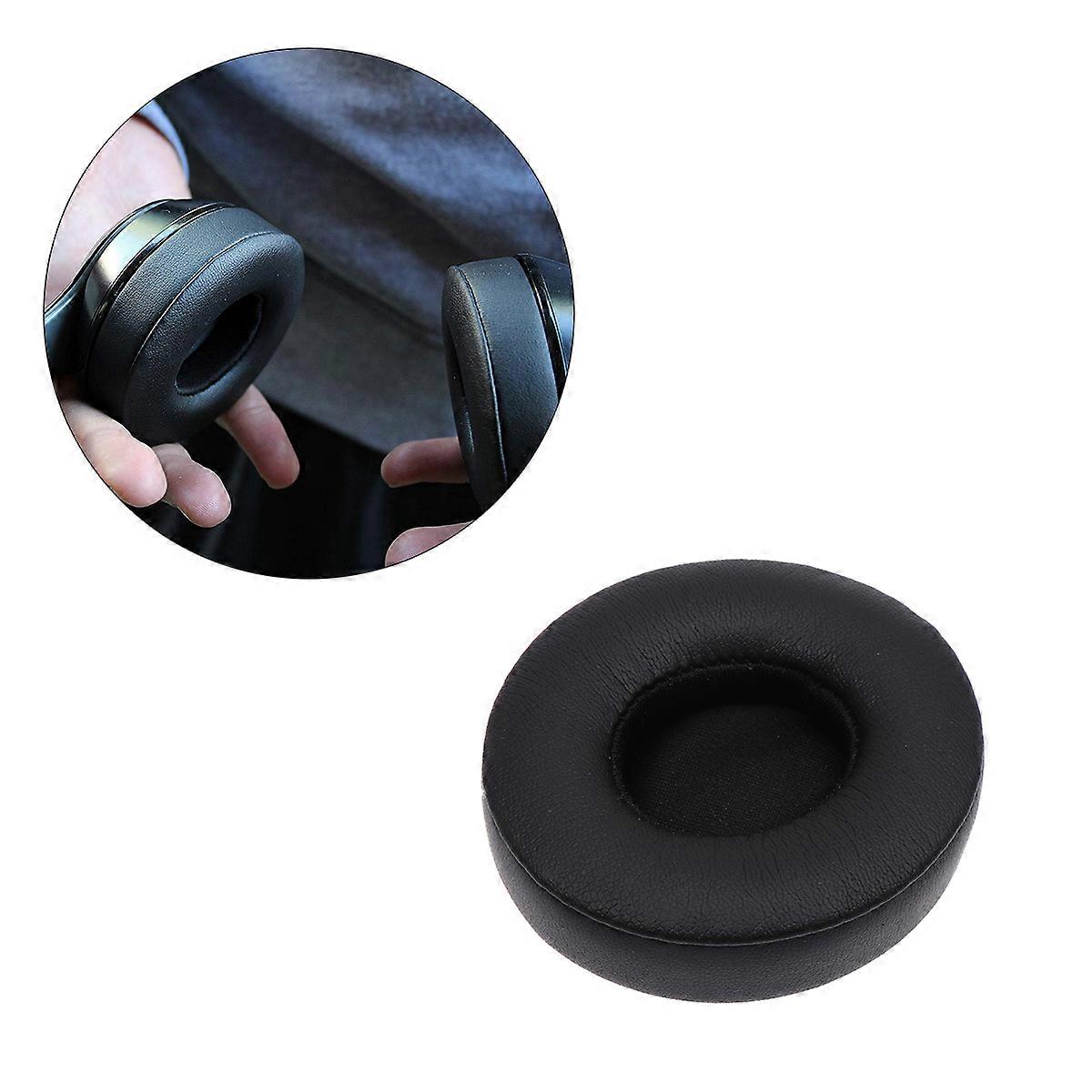 Replacement Headphone Cushion Pads for Headset Use 2Pcs Black