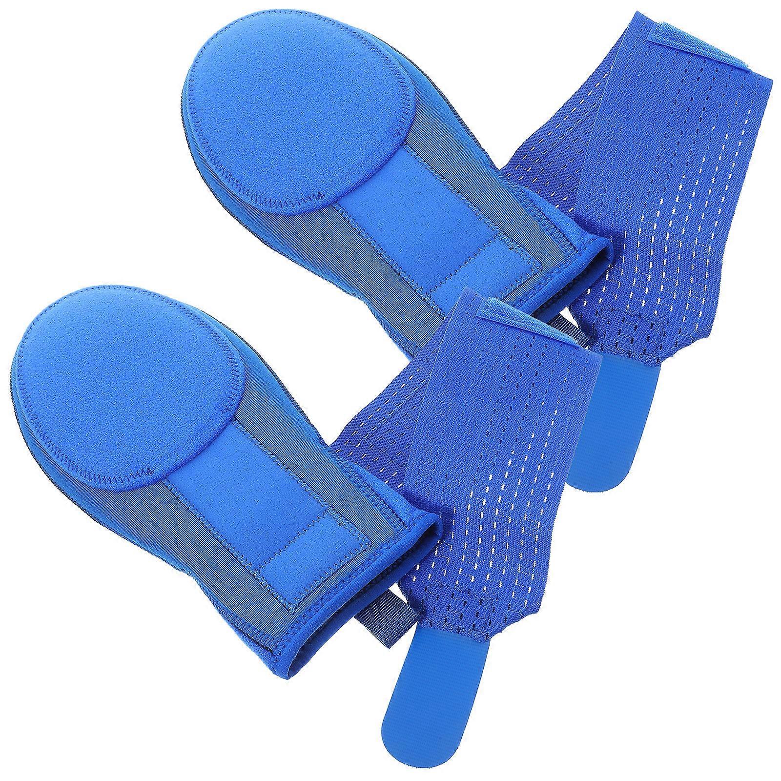 Baseball Sliding Glove Sliding Mitt for Training Adjustable Blue