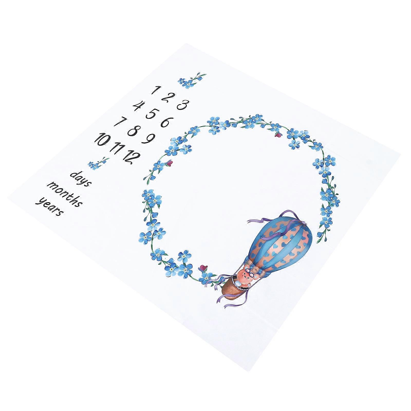 Baby Milestone Blanket Photography Backdrop for 3Pcs Creative Set