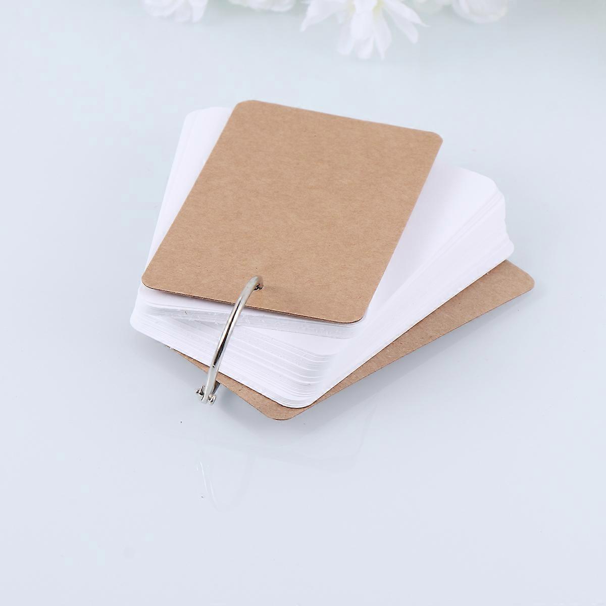 Memo Notepad Paper Pads for Writing 3Pcs White Ring Binder Stationery
