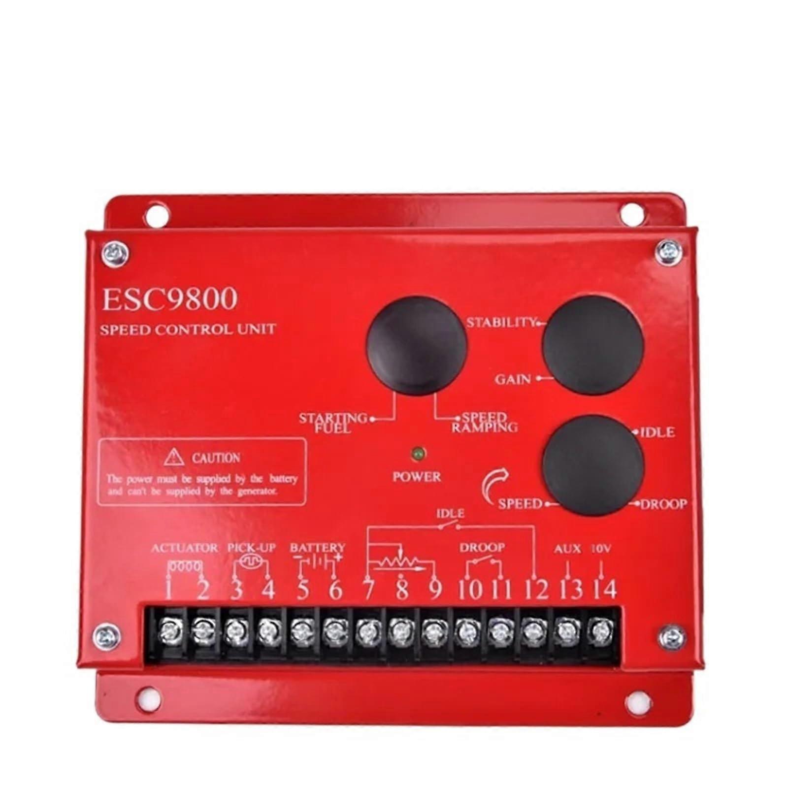 ESC9800 24V Generator Speed Controller Board with Automatic Speed Regulation and Easy Installation