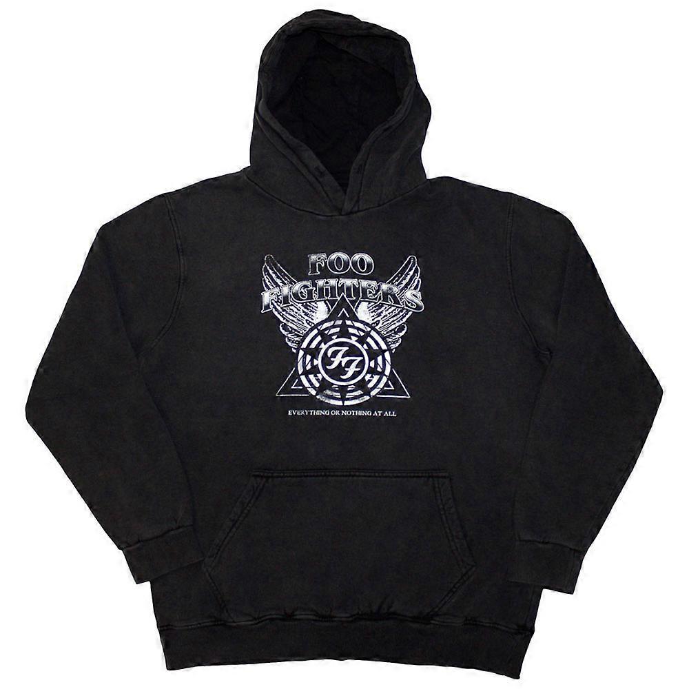 Foo Fighters Everything Or Nothing At All Pullover Stone Wash Hoodie