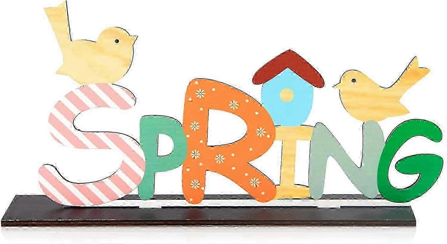 Easter Decorations, Standing Easter Decorations, Wooden Easter Bunny Ornament, Vertical Easter Ornam