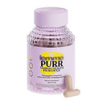 Purr Vagina1 Health Probiotics Pineapple & Vitamin C  60 Counts Capsules
