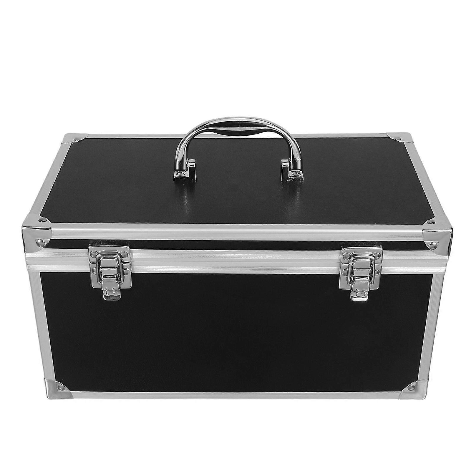 Aluminum Toolbox 2Pcs Multifunction Storage Case for Portable Tool Organization