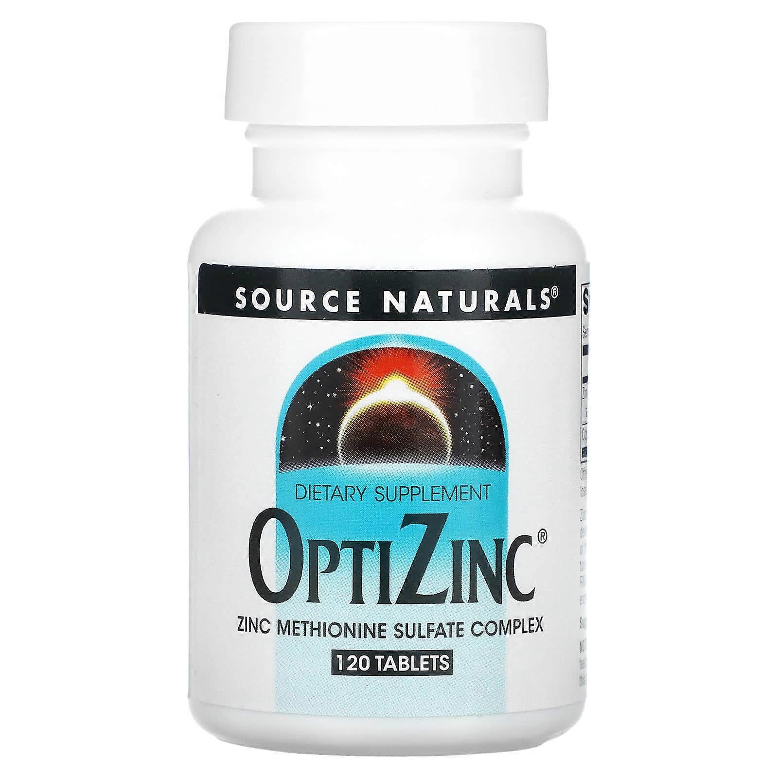 Source Naturals, OptiZinc, 120 Tablets