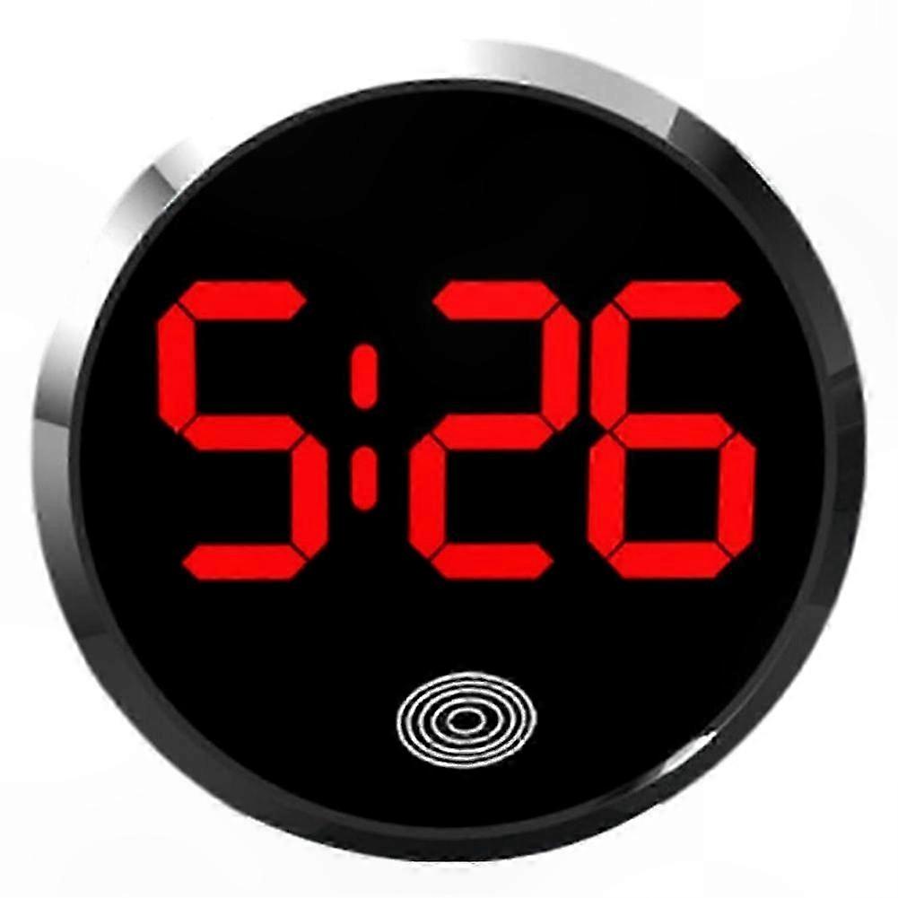 Compact Waterproof Digital Clock, Adhesive Outdoor Time Display, Portable Mini Clock for Various Uses