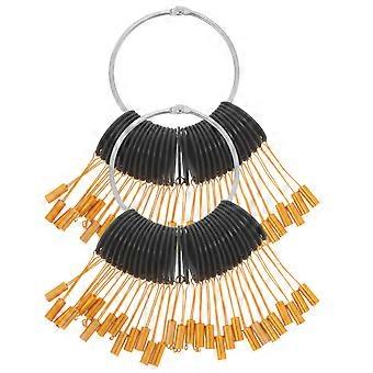 Anillo para muestras de tinte de cabello, soporte para muestras de tinte de cabello para exhibición, 1 juego.